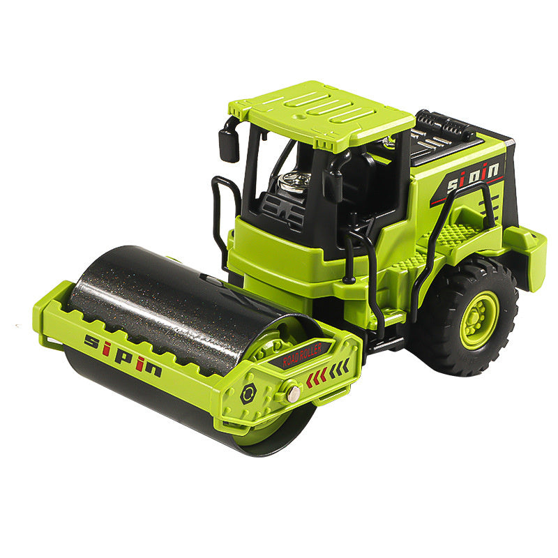 Children's Toy Alloy Excavator Dump Crane Car Model Bulldozer Boys' Truck Engineering Vehicle