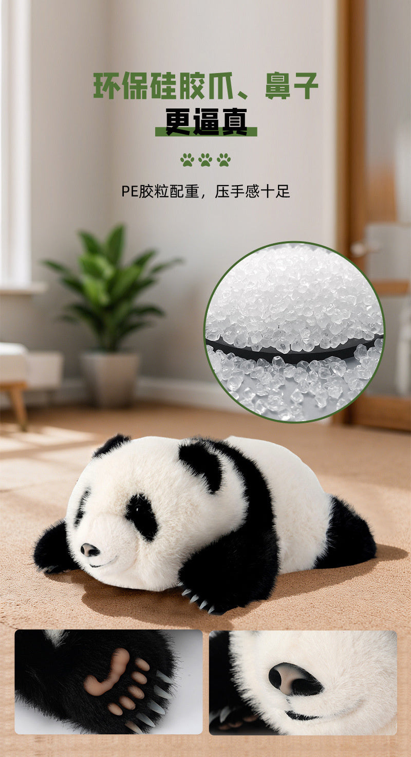AI-powered smart children's toys, realistic panda plush doll, educational toy for kids, direct from the manufacturer