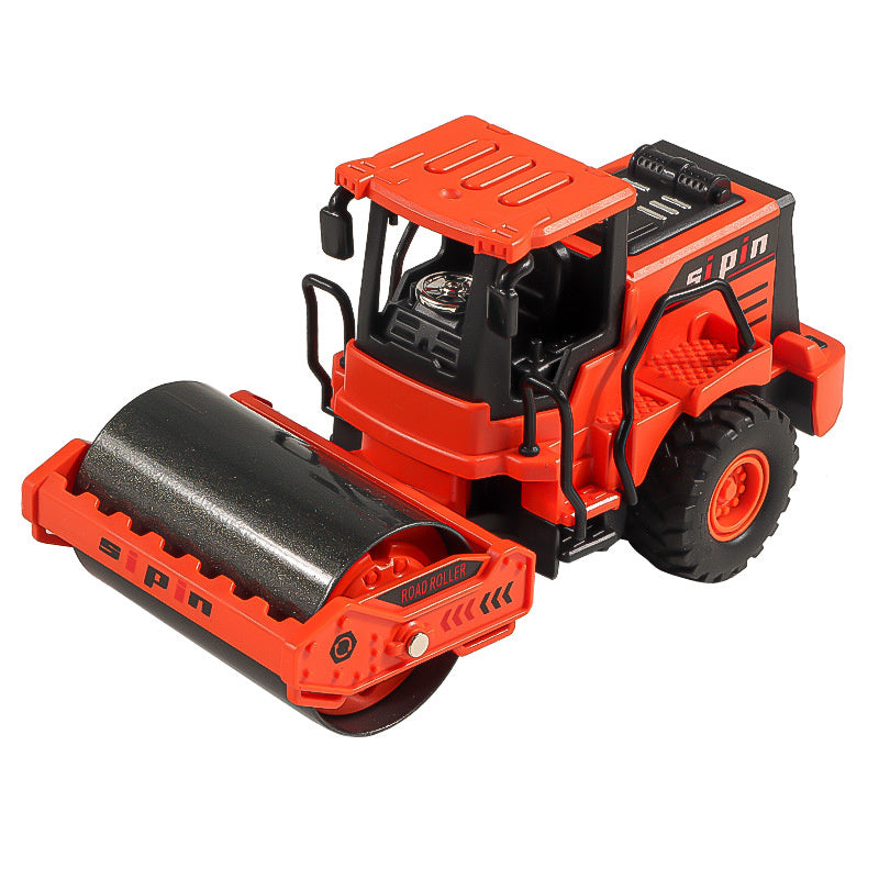 Children's Toy Alloy Excavator Dump Crane Car Model Bulldozer Boys' Truck Engineering Vehicle