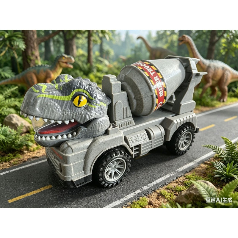 Children's Toy Alloy Excavator Dump Crane Car Model Bulldozer Boys' Truck Engineering Vehicle