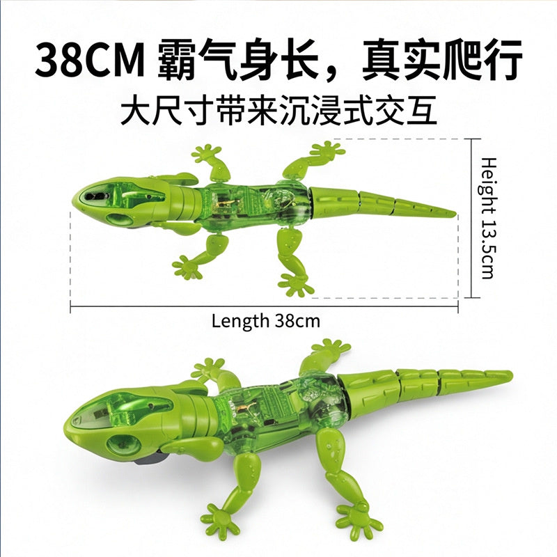 New cross-border product: AI intelligent automatic obstacle-avoiding toy, bionic lizard sensor-controlled crawling mechanical animal toy for boys and girls