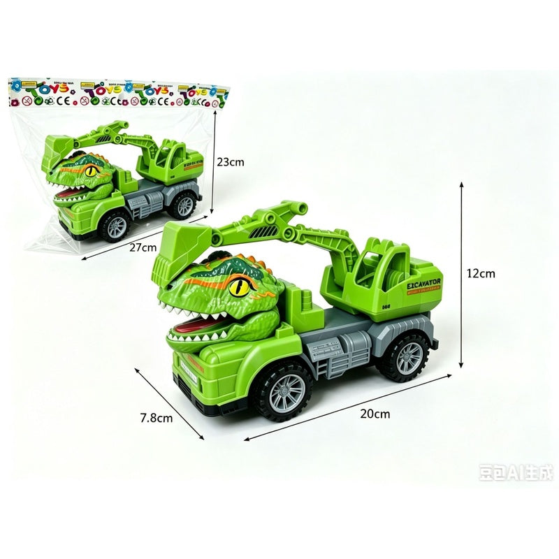Children's Toy Alloy Excavator Dump Crane Car Model Bulldozer Boys' Truck Engineering Vehicle