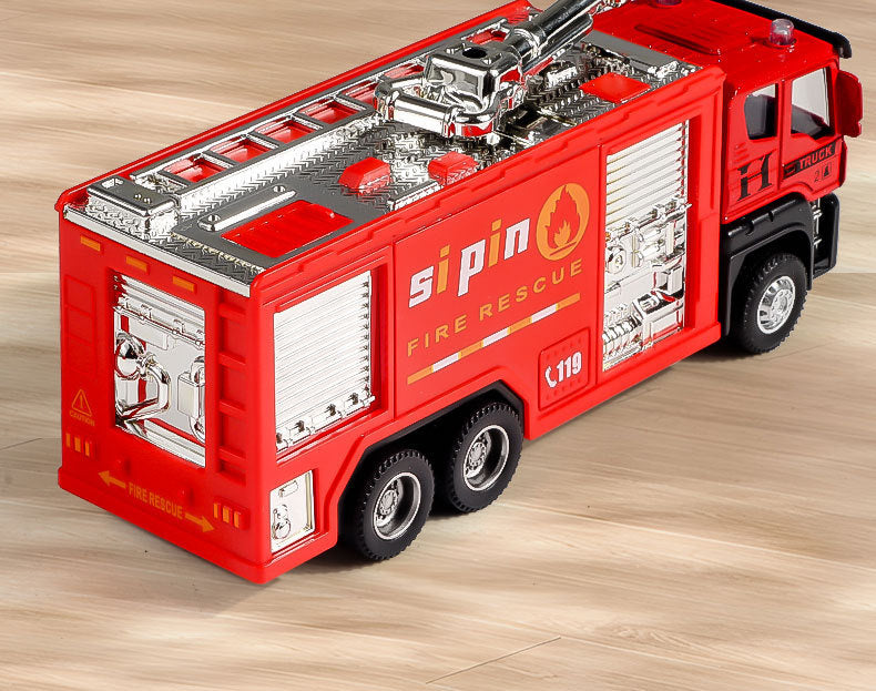 Children's Toy Alloy Excavator Dump Crane Car Model Bulldozer Boys' Truck Engineering Vehicle