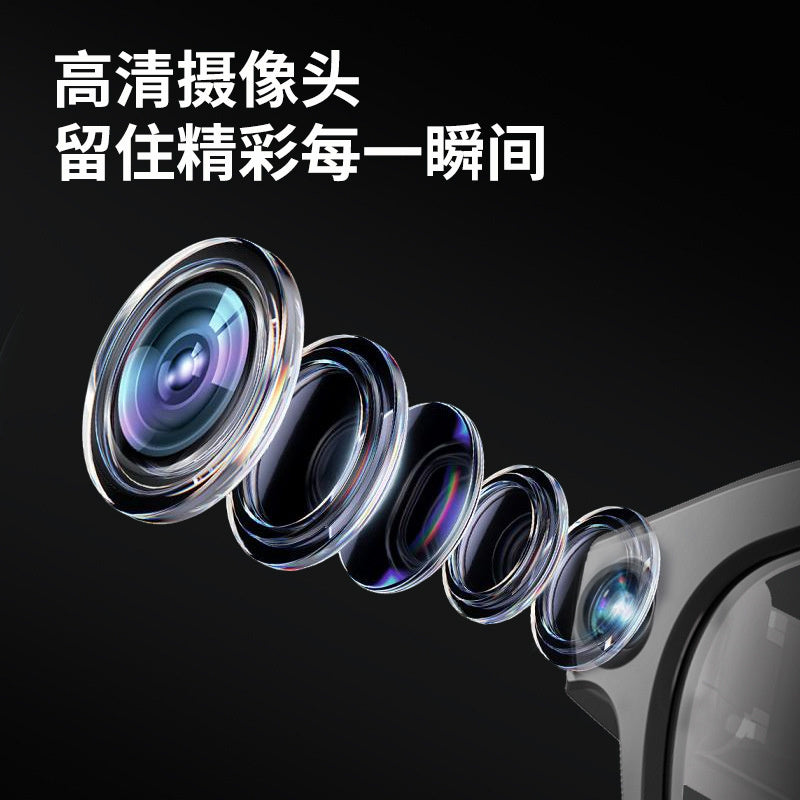 GV3 Black Technology 800w HD Camera, Image Recognition, AI Translation, Bluetooth Audio, Smart Shooting Glasses