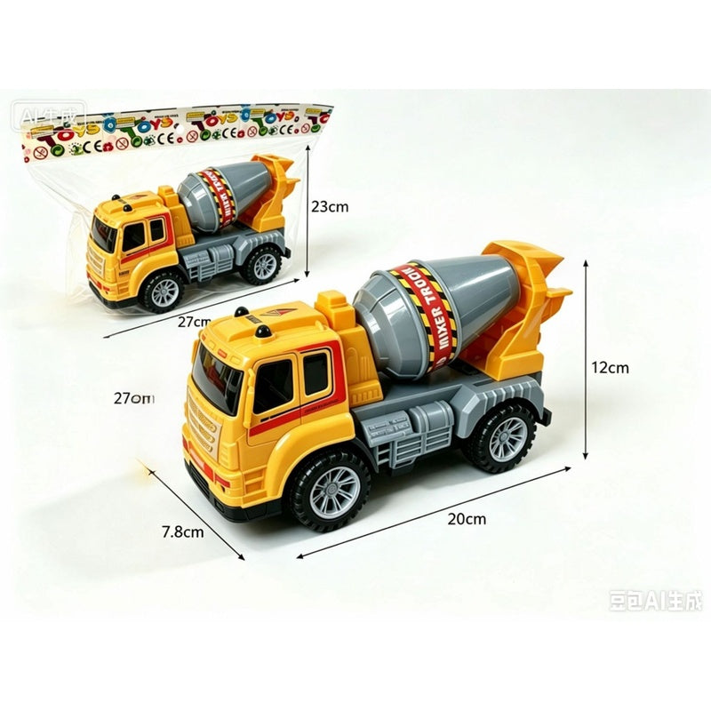 Children's Toy Alloy Excavator Dump Crane Car Model Bulldozer Boys' Truck Engineering Vehicle