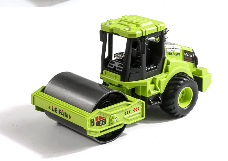 Children's Toy Alloy Excavator Dump Crane Car Model Bulldozer Boys' Truck Engineering Vehicle