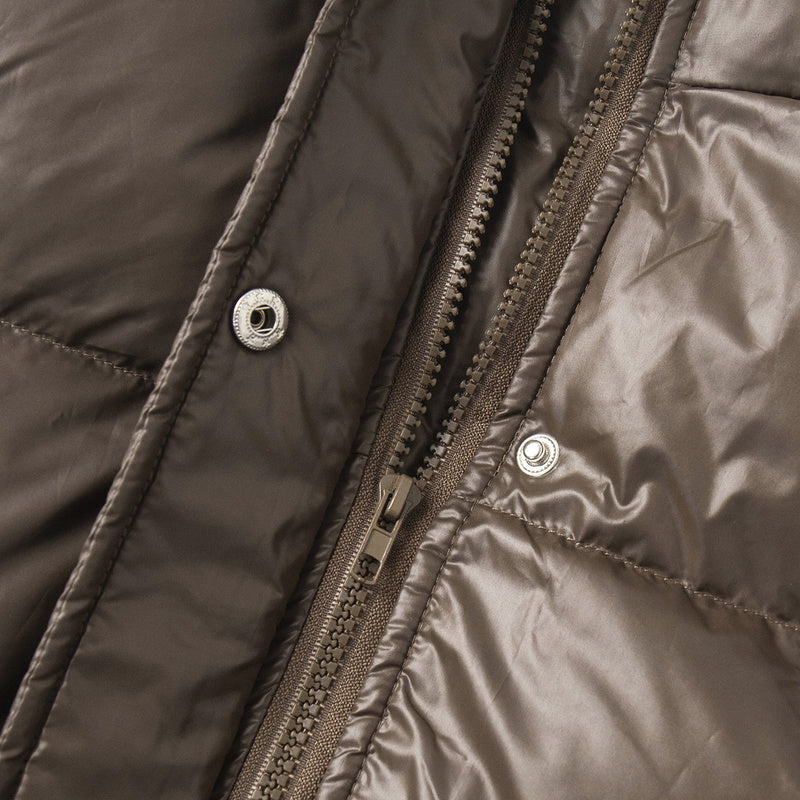 Cross-Border Drawstring Slim European and American 2025 Winter New Hooded Zipper Comfortable Warm Cotton Jacket Coat